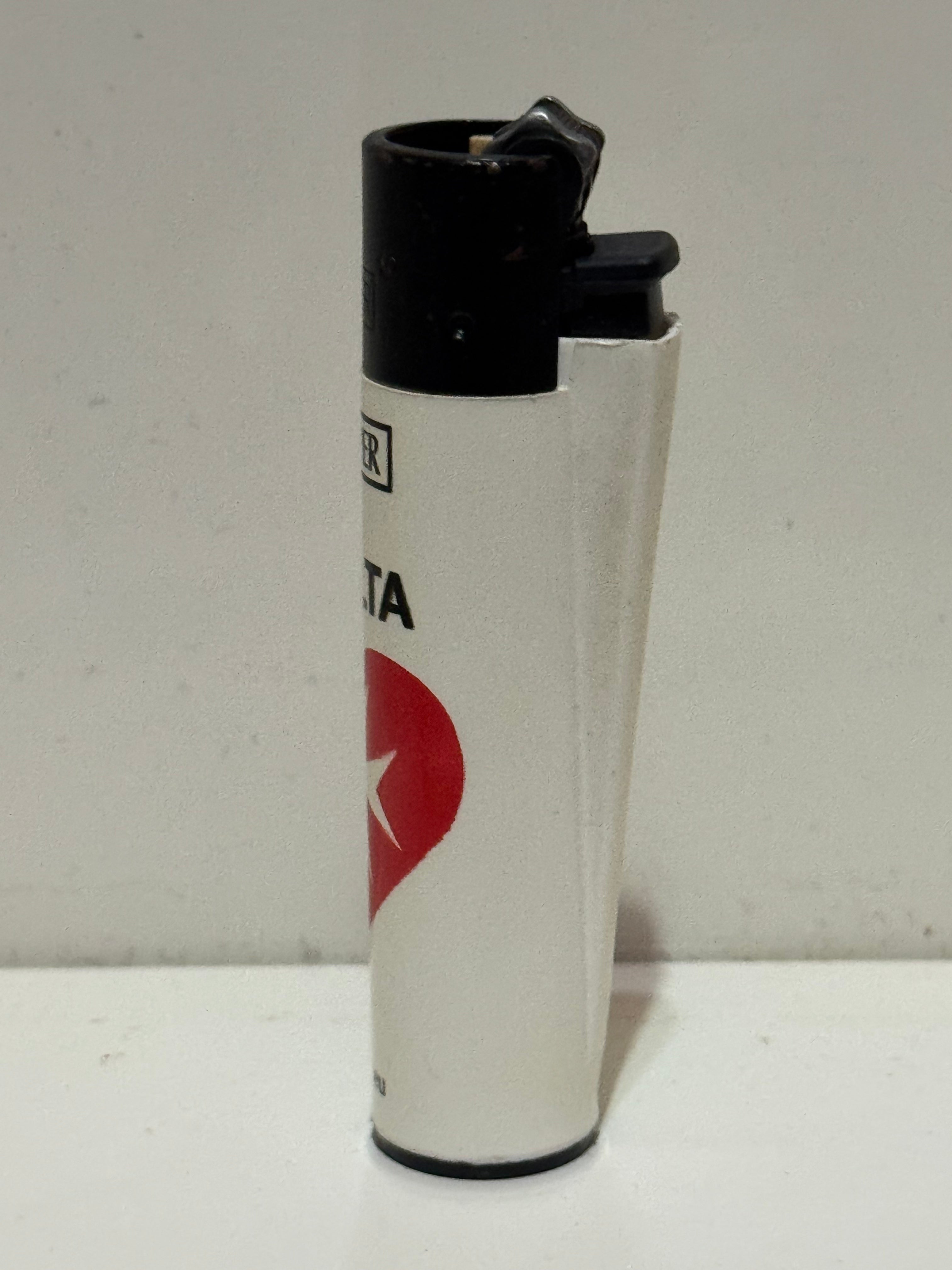 Clipper Maltese cross lighter – Malta souvenir, red heart design