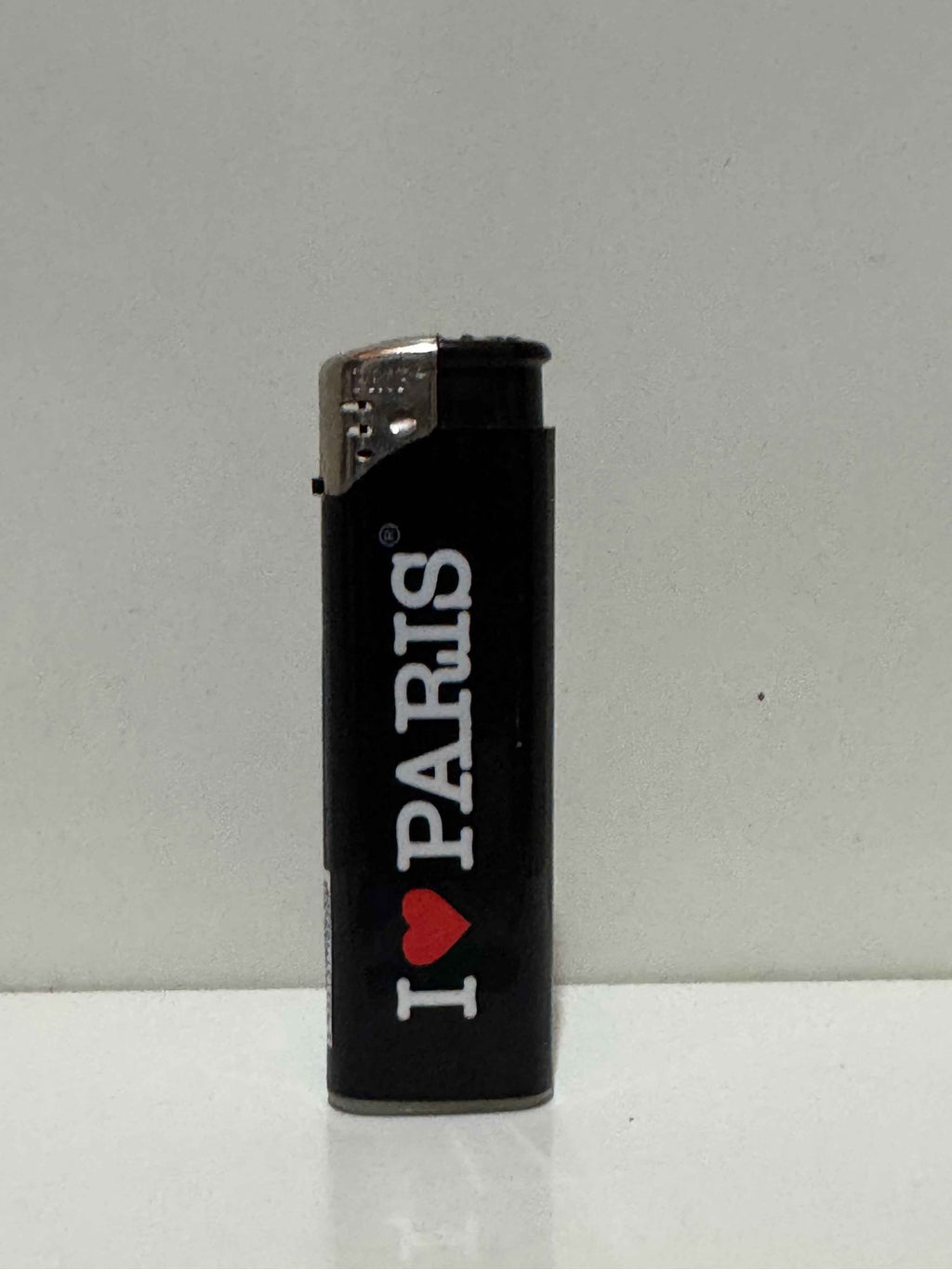 Collectible I Love Paris Souvenir Lighter - Elegant Black Classic for Enthusiasts