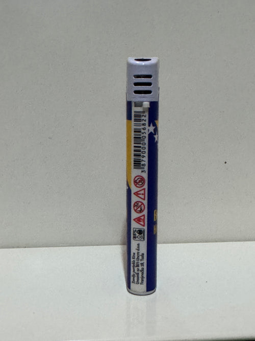 Bosnia and Herzegovina flag lighter – blue and yellow full wrap