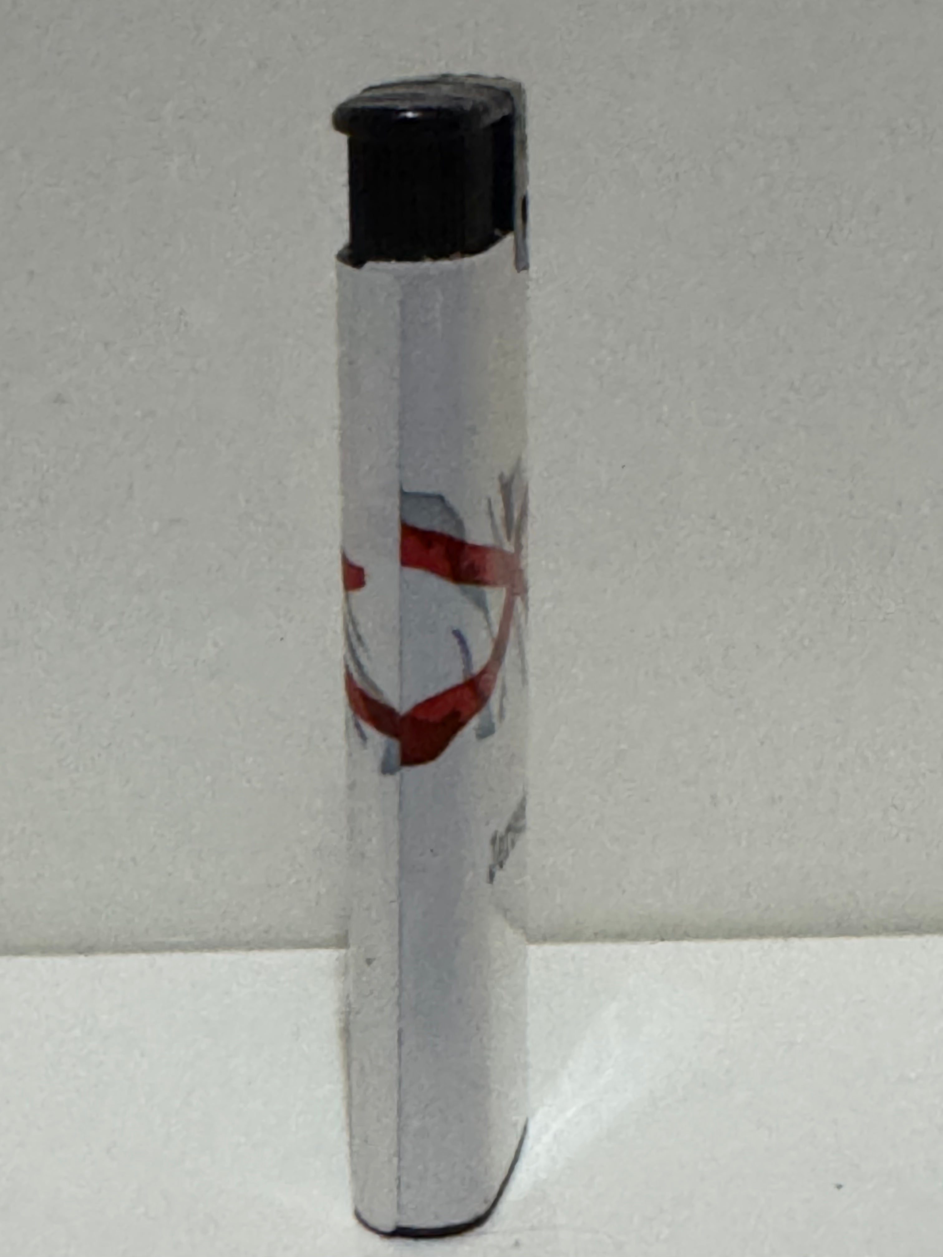 Jersey flag lighter – white souvenir design