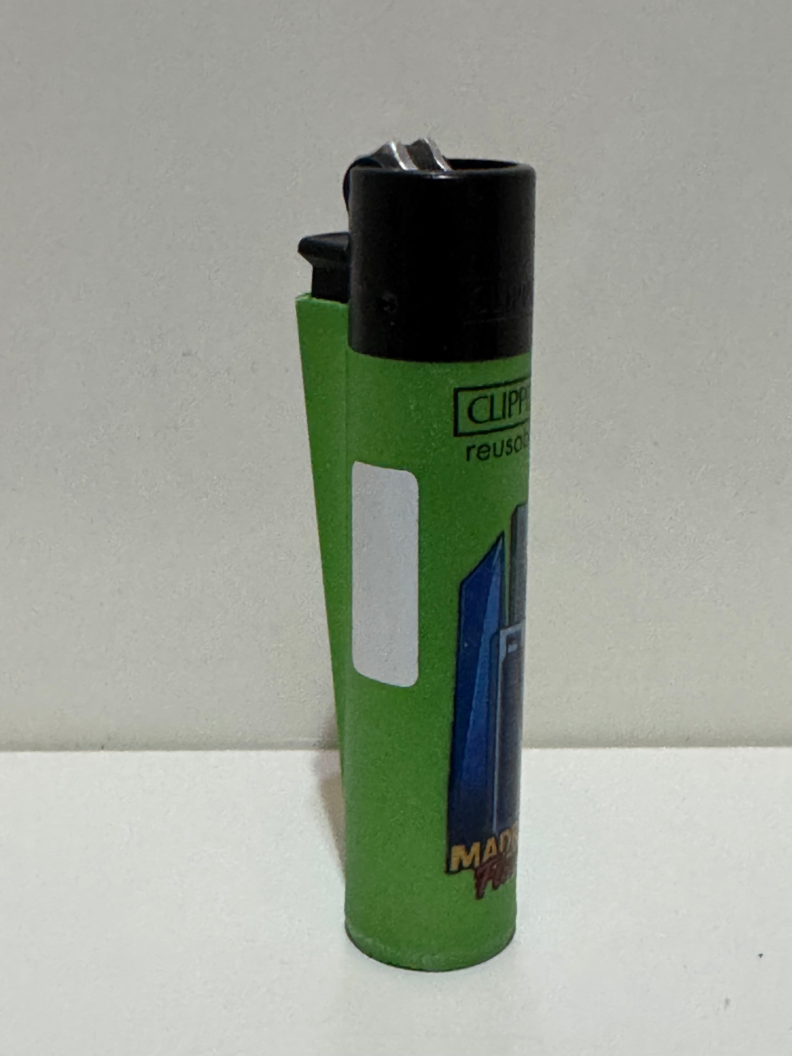 Clipper Madrid skyline lighter – green