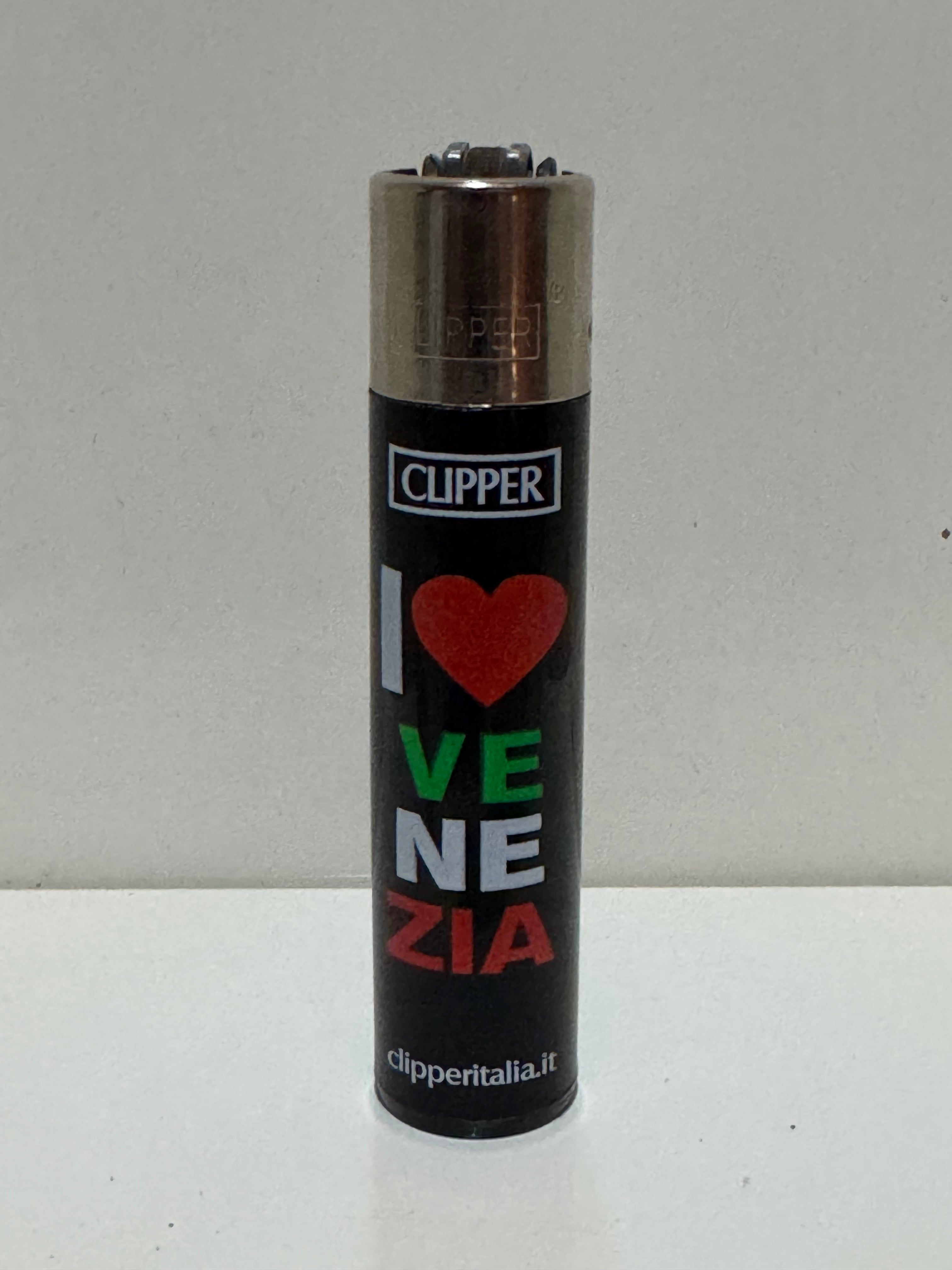 Clipper I Love Venice lighter – black and white