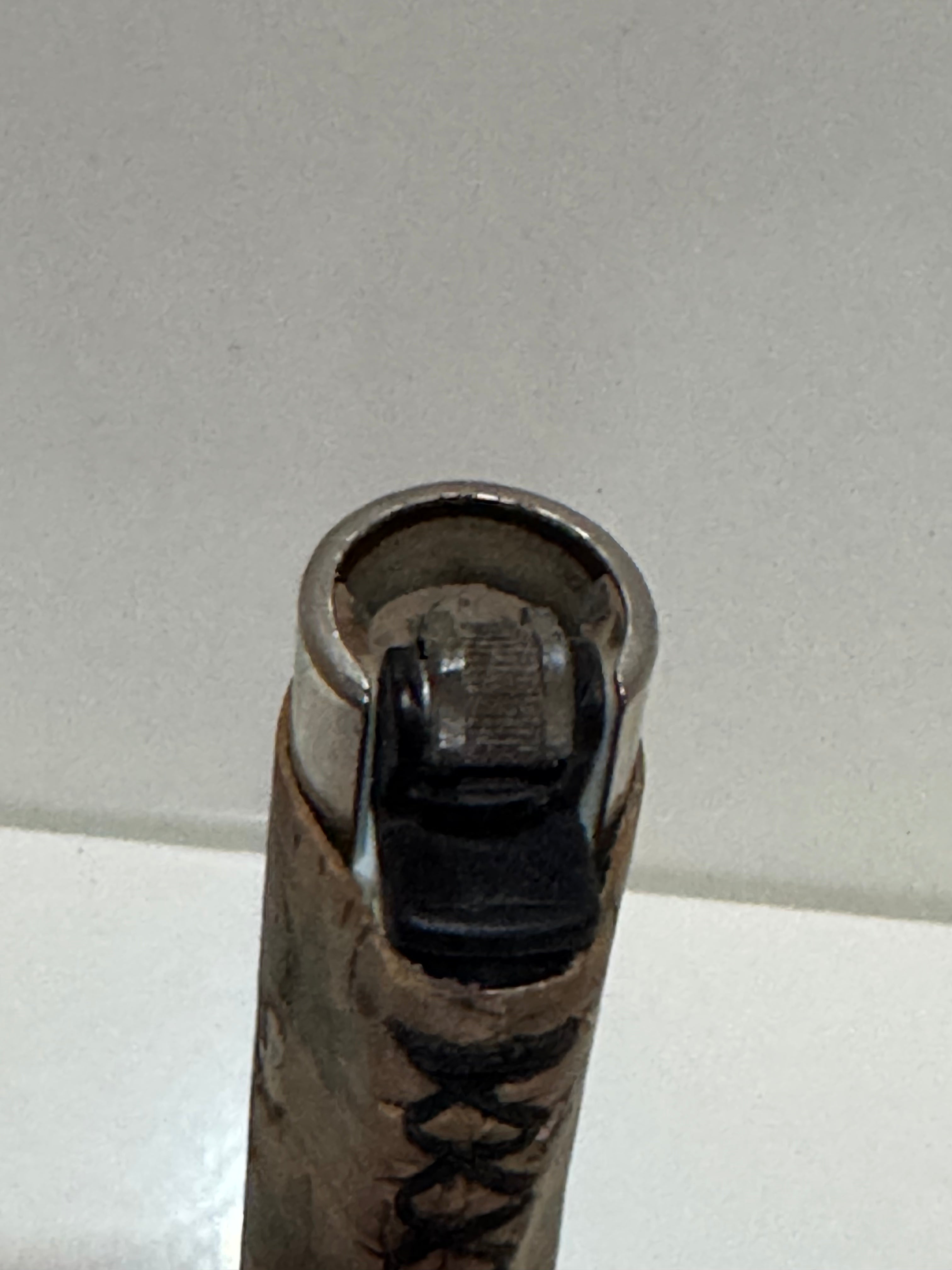 Clipper cork-effect lighter – brown vintage wrap