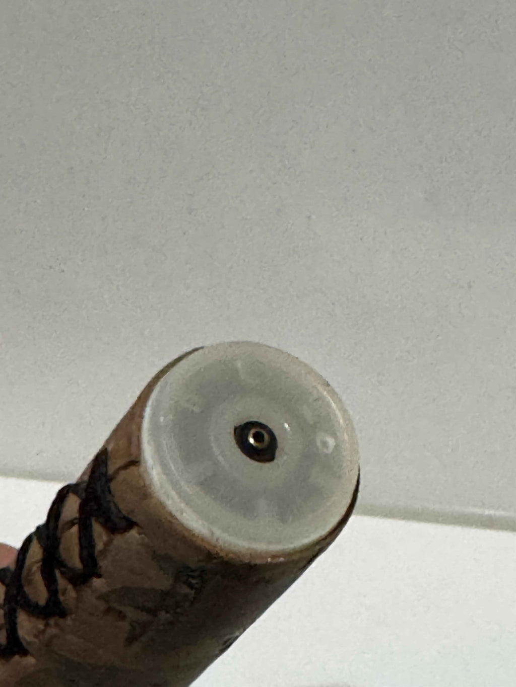 Clipper cork-effect lighter – brown vintage wrap
