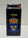 Sweden coat of arms lighter – black rectangular design