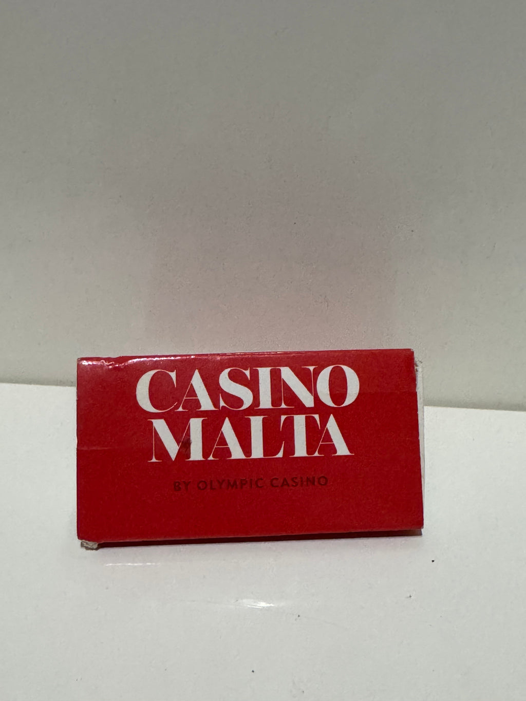 Casino Malta matchbox – vintage Grandmaster Casino souvenir